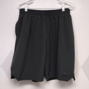 Adidas olive green athletic shorts